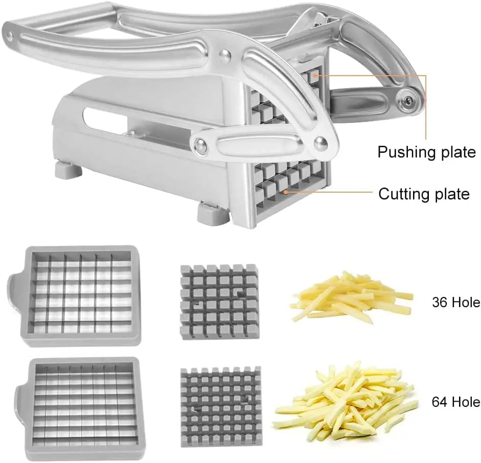 Professional Manual Sweet Potato Chips Cutter Machine Stainless Steel Blade Kitchen Tool French Fries Cutter