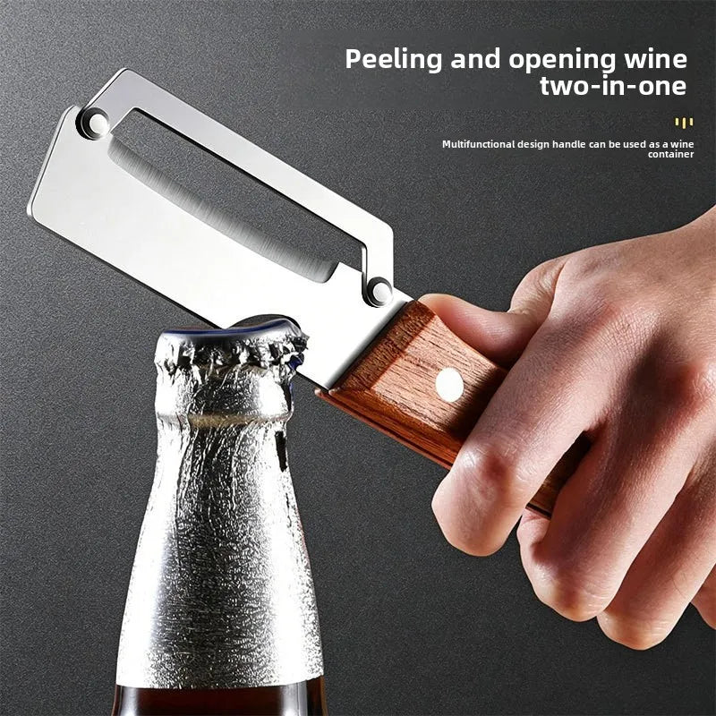 Pro-Chef™ 3-in-1 Stainless Kitchen Tool - Scallion Cutter & Bottle Opener