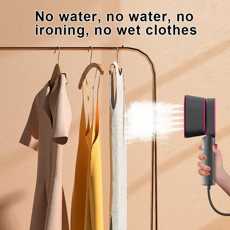 1000W 2-in-1 Dry Steam Iron and Garment Steamer ElectricPortable Mini Clothes Ironing Machine for Household